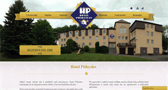 Desktop Screenshot of hotelpribyslav.cz